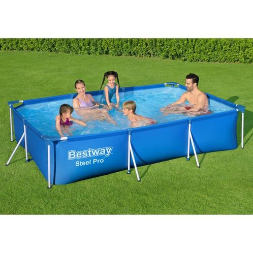 Bestway Steel Pro Zwembad 300x201x66 cm (Zwembaden), Tuin en Terras, Zwembaden, Nieuw, Verzenden