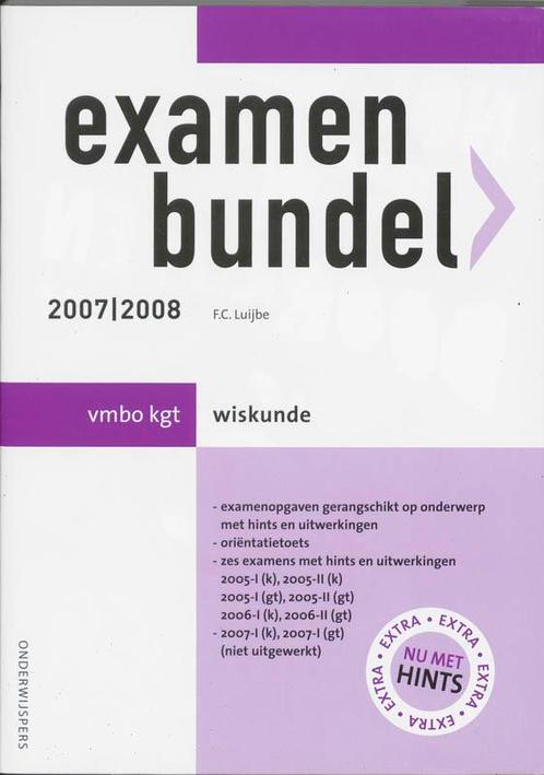 Examenbundel wiskunde 20072008 vmbo KGT 9789006074130, Boeken, Techniek, Zo goed als nieuw, Verzenden