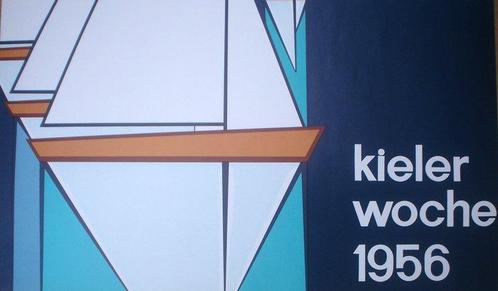 Vera Mauch - The Kiel Week Sailing Regatta 1956, Antiek en Kunst, Kunst | Designobjecten