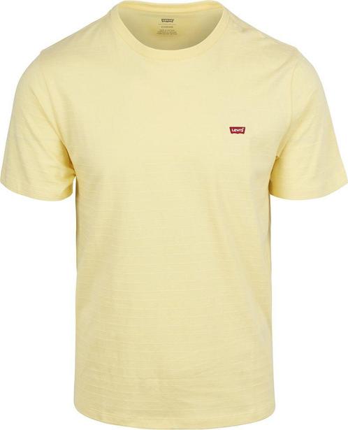 Levis T-shirt Original Dobby Yellow maat L Heren, Kleding | Heren, T-shirts, Geel, Nieuw, Maat 52/54 (L), Verzenden