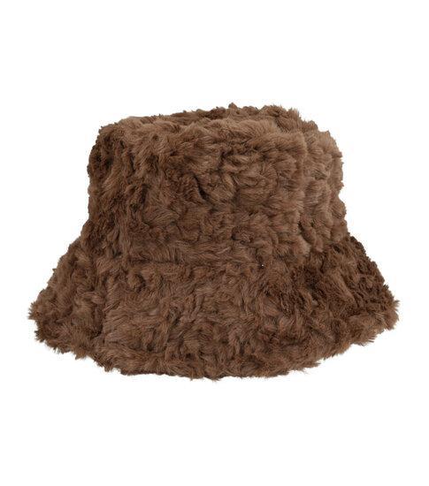 Bucket Hat Fluffy Imitatie Bont Bruin, Kleding | Dames, Hoeden en Petten