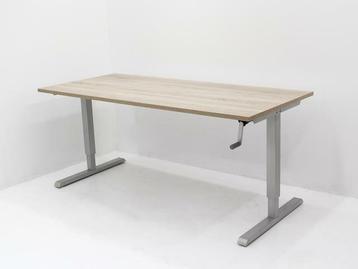 Bureau - 180x80cm - robson eiken - T-poot aluminum grijs - beschikbaar voor biedingen