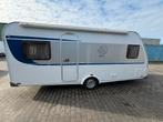 Caravan Knaus Sport 500 FU - Mover - Zakluifel - Bouwj.2018, 90 kg, Vast bed, Kachel, Rondzit