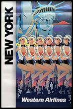 Anonymous - New York - Western Airlines - 1980ca