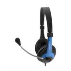 Esperanza EH158B headset hoofdband zwart, blauw, Nieuw, Ophalen of Verzenden, Esperanza