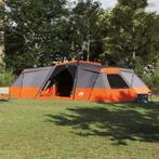 vidaXL Gezinstent Grijs en oranje 833 x 585 x 216 cm, Caravans en Kamperen, Verzenden, Nieuw