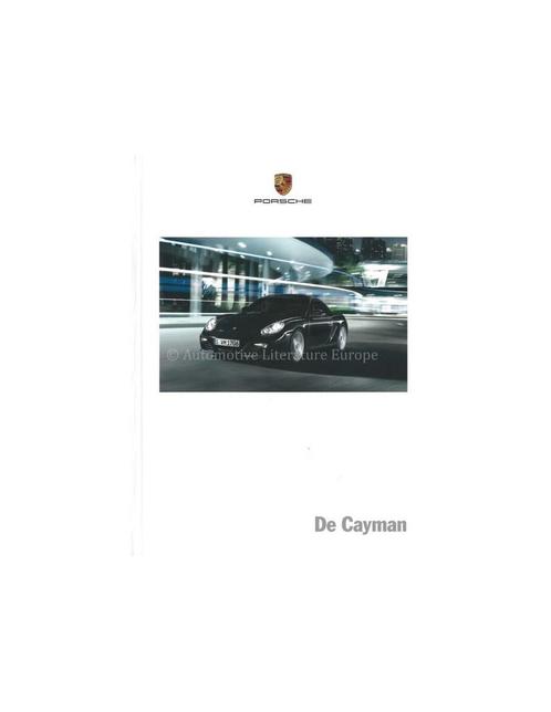 2012 PORSCHE CAYMAN HARDCOVER BROCHURE NEDERLANDS, Boeken, Auto's | Folders en Tijdschriften, Porsche