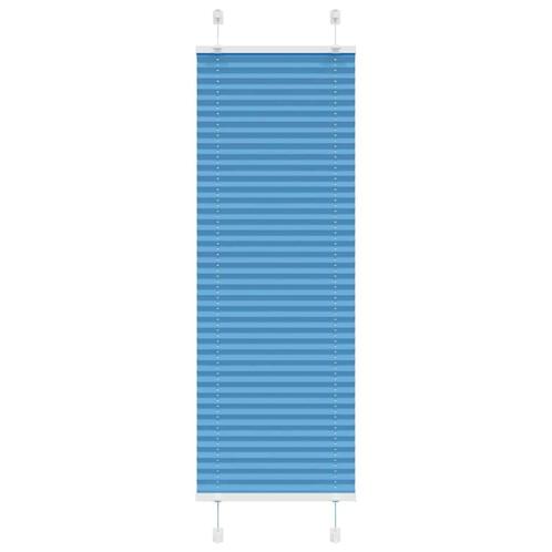 vidaXL Plissé rolgordijn 50x100 cm stofbreedte 49,4 cm, Huis en Inrichting, Stoffering | Gordijnen en Lamellen, Blauw, Nieuw, Verzenden