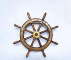 Maritieme objecten - Origineel vintage marinescheepswiel
