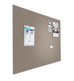 Prikbord bulletin - Zwevend - 120x200 cm  - Grijs, Ophalen of Verzenden, Nieuw