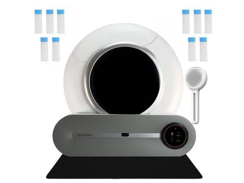 Velaryon Zelfreinigende kattenbak - 65L inhoud - Met App en, Huis en Inrichting, Woonaccessoires | Overige, Zo goed als nieuw