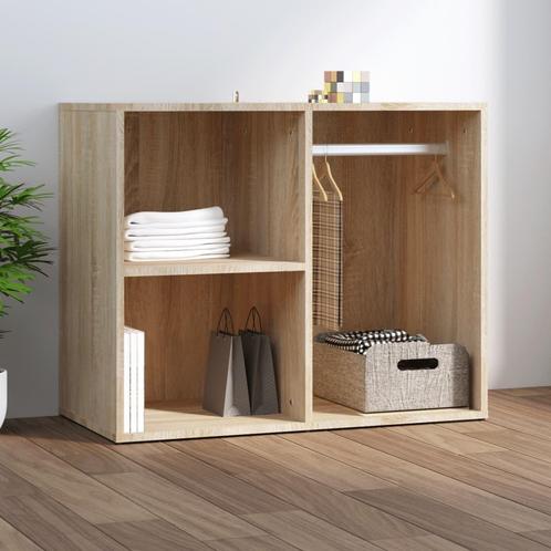 vidaXL Kledingkast 80x40x65 cm bewerkt hout sonoma, Huis en Inrichting, Kasten | Overige, Nieuw, Verzenden