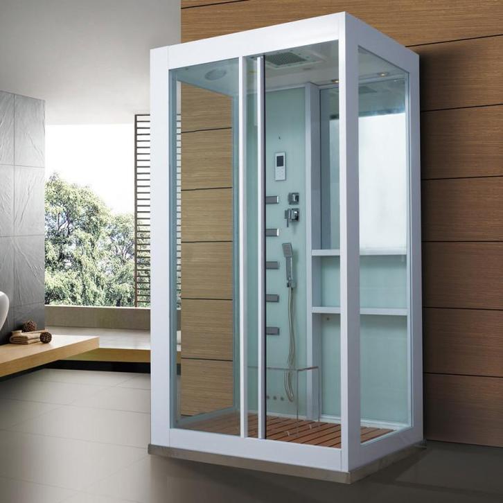 Stoomcabine White Deluxe 120X90X227 (Stoomcabines, Badkamer), Doe-het-zelf en Verbouw, Sanitair, Nieuw, Ophalen of Verzenden