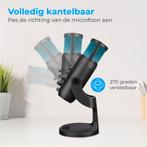 2dekans | Nuvance - USB Microfoon met Standaard - voor PC en, Muziek en Instrumenten, Ophalen of Verzenden, Zo goed als nieuw
