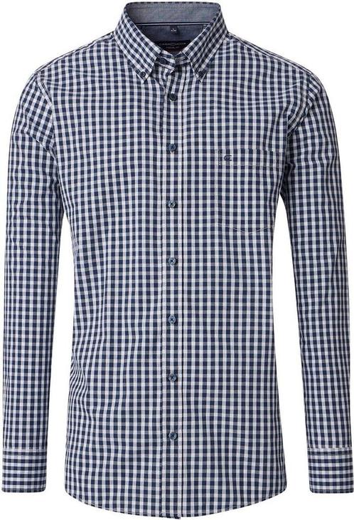 Casa Moda Overhemd Ruiten Navy maat 3XL Heren, Kleding | Heren, Overhemden, Blauw, Nieuw, Verzenden