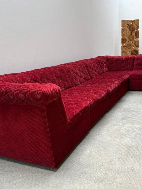 Laauser - Sofa (7) - Fluweel - Modulaire bank, Antiek en Kunst, Kunst | Designobjecten