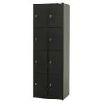 Nieuwe metalen locker | 8 deurs - 2 delig | kluisjes | zwart, Huis en Inrichting, Kasten | Lockerkasten, Nieuw, Modern, Ophalen of Verzenden