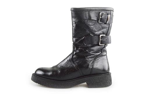 Bullboxer Biker boots in maat 37 Zwart | 10% extra korting, Kleding | Dames, Schoenen, Zwart, Gedragen, Overige typen, Verzenden