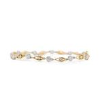 Armband Tweekleurig - 0.68ct. tw. Diamant (Natuurlijk) -, Sieraden, Tassen en Uiterlijk, Armbanden, Nieuw
