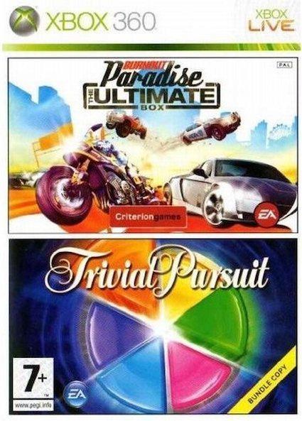 Burnout Paradise the Ultimate Box + Trivial Pursuit, Spelcomputers en Games, Games | Xbox 360, Zo goed als nieuw, Ophalen of Verzenden