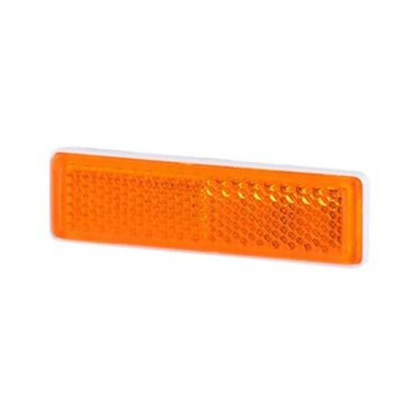 Reflector Rechthoekig Met Plakstrip 69x19,5mm Oranje, Auto-onderdelen, Verlichting, Nieuw, Ophalen of Verzenden