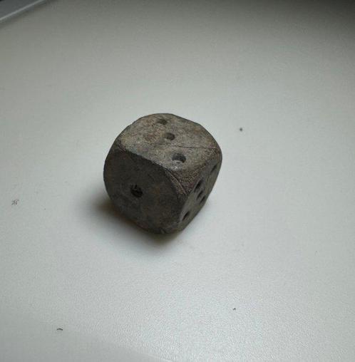 Oud-Romeins Lood Legionairs spel dobbelstenen - 14 mm, Antiek en Kunst, Antiek | Overige Antiek