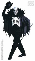 Scary skeleton kostuum volwassen, Kleding | Heren, Carnavalskleding en Feestkleding, Ophalen of Verzenden, Nieuw