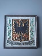 Tegel - Cloisonne (wapen)tegel Deventer - Porceleyne Fles -, Antiek en Kunst