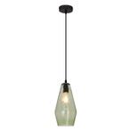 Moderne hanglamp groen, Aimee, Huis en Inrichting, Lampen | Hanglampen, Nieuw, Ophalen of Verzenden, Glas, 75 cm of meer