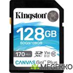 Kingston Technology Canvas Go! Plus flashgeheugen 128 GB SD, Nieuw, Verzenden
