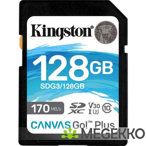 Kingston Technology Canvas Go! Plus flashgeheugen 128 GB SD, Computers en Software, RAM geheugen, Nieuw, Verzenden
