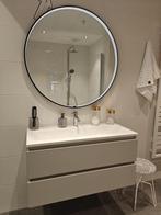 Badmeubel 100cm greeploos met spiegel en kraan - 0036, Ophalen, Nieuw, 50 tot 100 cm, Wastafelkast