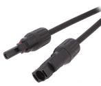 MC4 verlengkabel - Male + Female connector - 5 meter - 4mm, Ophalen of Verzenden, Nieuw