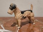sculptuur, Fox Terrier - 7.5 cm - Emaille, Lood