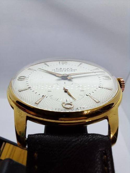 Cauny - Jumbo - La Chaux De Fonds - Ancre 15 Rubis - Zonder, Sieraden, Tassen en Uiterlijk, Horloges | Heren