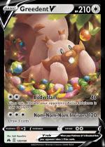 Greedent V 120/159 Crown Zenith, Hobby en Vrije tijd, Verzamelkaartspellen | Pokémon, Losse kaart, Nieuw, Foil, Ophalen of Verzenden