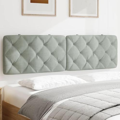 Hoofdbordkussen Lichtgrijs: OP=OP! Comfort voor Weinig, Huis en Inrichting, Slaapkamer | Bedden, Grijs, Nieuw, Stof, Ophalen of Verzenden