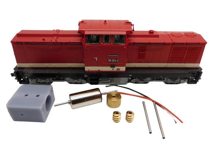 micromotor TRC005C motor ombouwset voor Roco DR BR 110, BR, Hobby en Vrije tijd, Modeltreinen | Overige schalen, Gelijkstroom