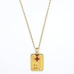 2-delige sieradenset - 18 karaat Geel goud