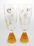 Veuve Clicquot champagneglazen, set van 2, Verzamelen, Gebruikt, Verzenden