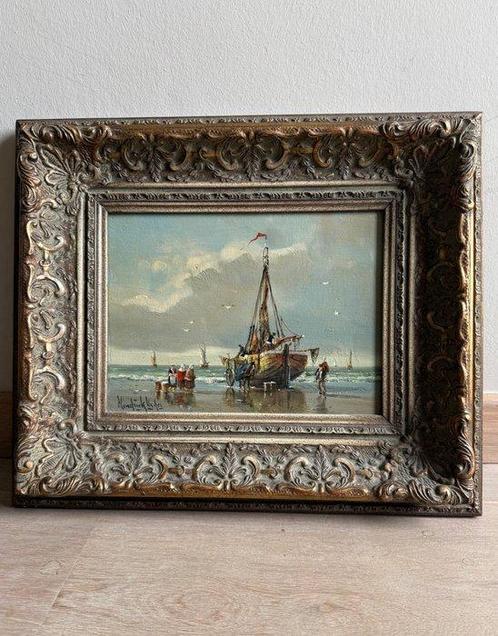 Hendrik Vader (1928-1997) - Aan de kust, Antiek en Kunst, Kunst | Schilderijen | Klassiek