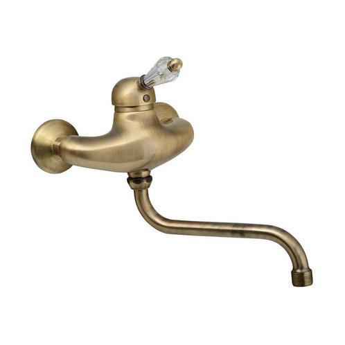 Inbouw Wastafelmengkraan Sapho Kirké 1-hendel Kristal Retro, Doe-het-zelf en Verbouw, Sanitair, Kraan, Nieuw, Ophalen of Verzenden