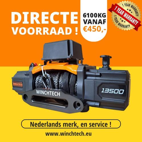 Elektrische lier 12v, TIJDELIJKE KORTING 6100KG, OP VOORRAAD, Auto diversen, Overige Auto diversen, Ophalen of Verzenden