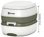 Berger | Berger mobiele WC deluxe campingtoilet, Caravans en Kamperen, Kampeeraccessoires, Nieuw