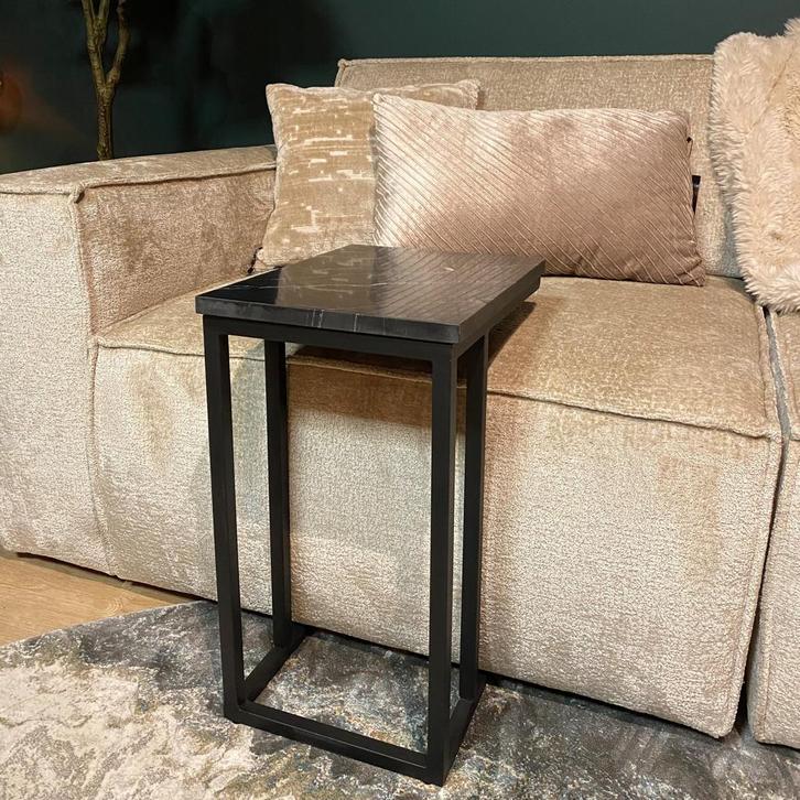 Slider Nova Black marble, Huis en Inrichting, Tafels | Bijzettafels, Nieuw, Ophalen of Verzenden