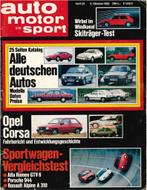 1982 AUTO MOTOR UND SPORT 20 DUITS, Boeken, Auto's | Folders en Tijdschriften, Nieuw, Author