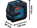 Bosch Professional GLL 20-22 G - Lijnlaser - (4x batterij, Verzenden, Nieuw