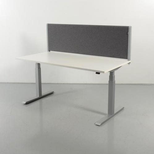 Actiforce elektrisch zit-sta bureau, wit blad, 160 x 80 cm,, Huis en Inrichting, Bureaus, Ophalen of Verzenden