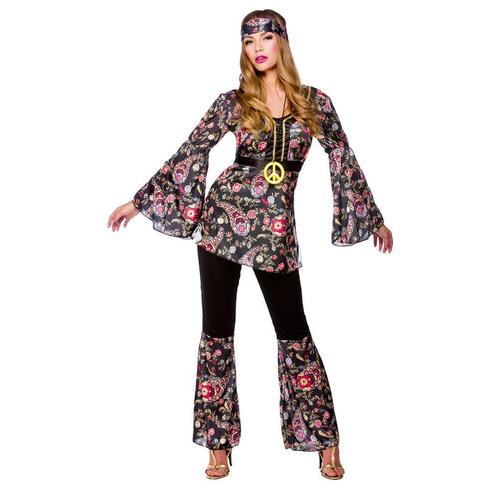 Hippie Kostuum Peace Lovin Hippie, Hobby en Vrije tijd, Feestartikelen, Feestartikel, Nieuw, Verzenden
