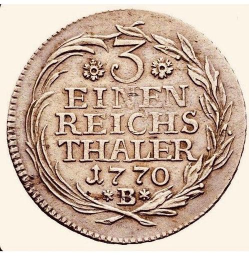 Duitsland, Preussen. Friedrich I. 1/3 Thaler 1770 (Zonder, Postzegels en Munten, Munten | Europa | Niet-Euromunten